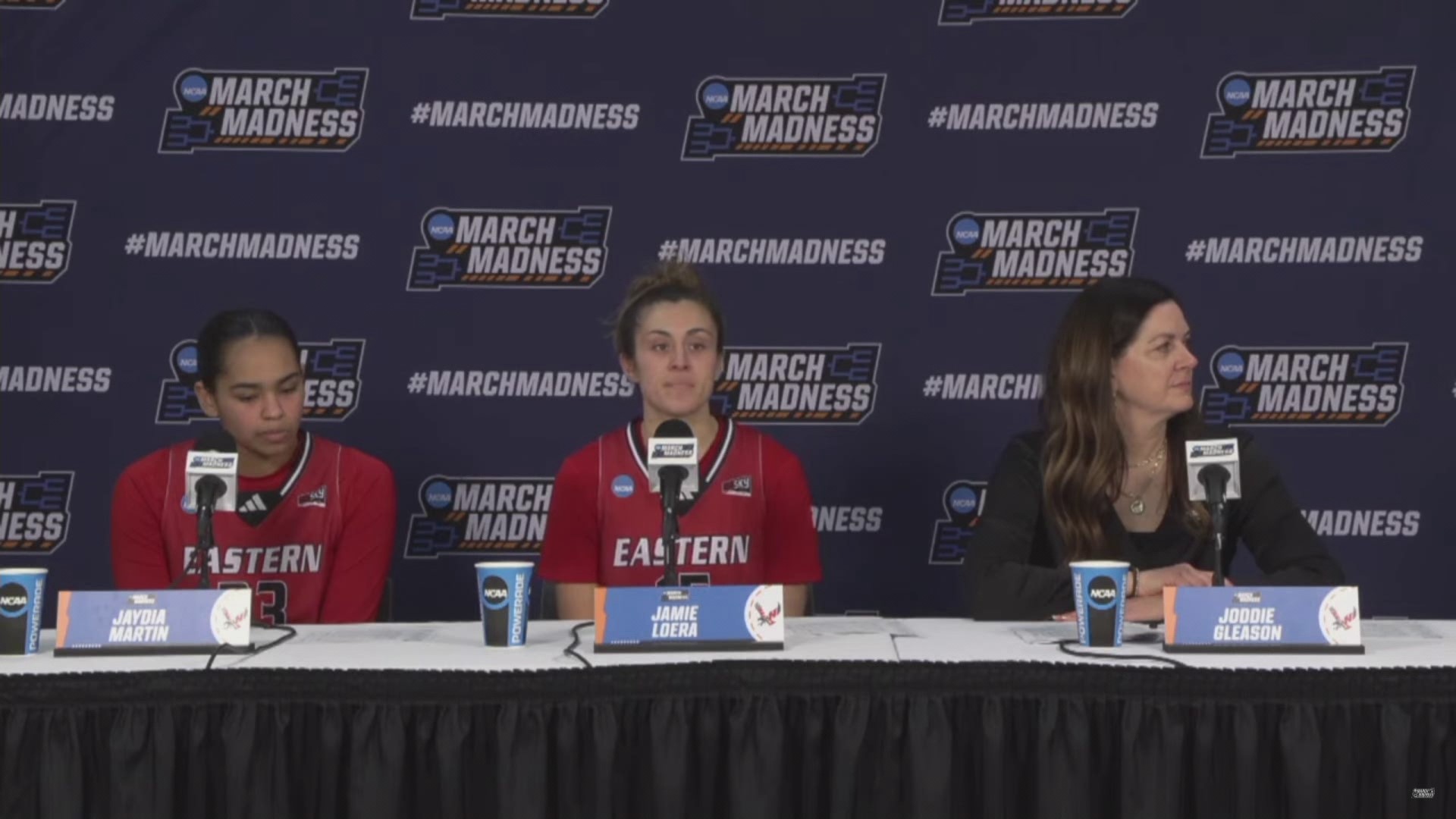 The Eastern Washington women talk about their loss to Oregon State in the NCAA Tournament.