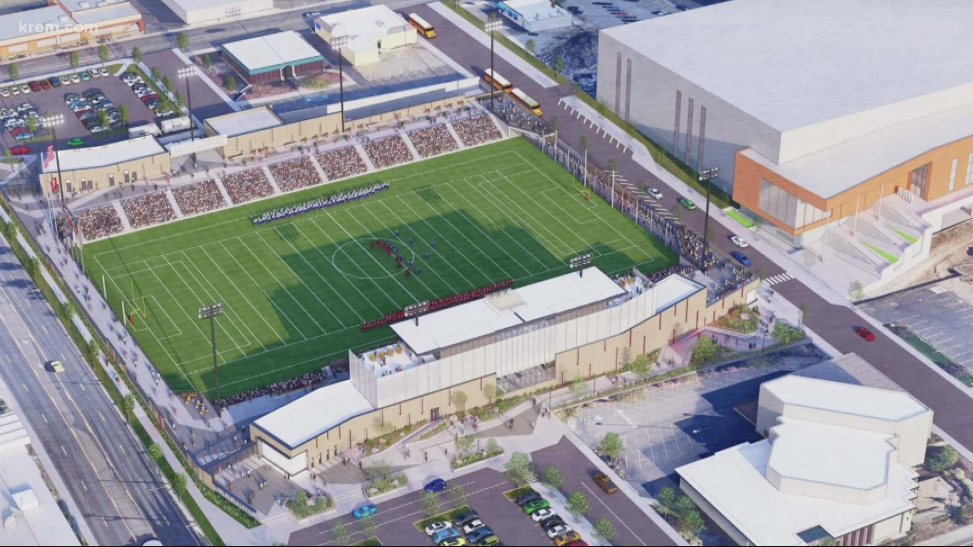 Fans who put down a $20 deposit have the opportunity to purchase season tickets for the men’s and women’s soccer teams to play in 2023 or 2024.