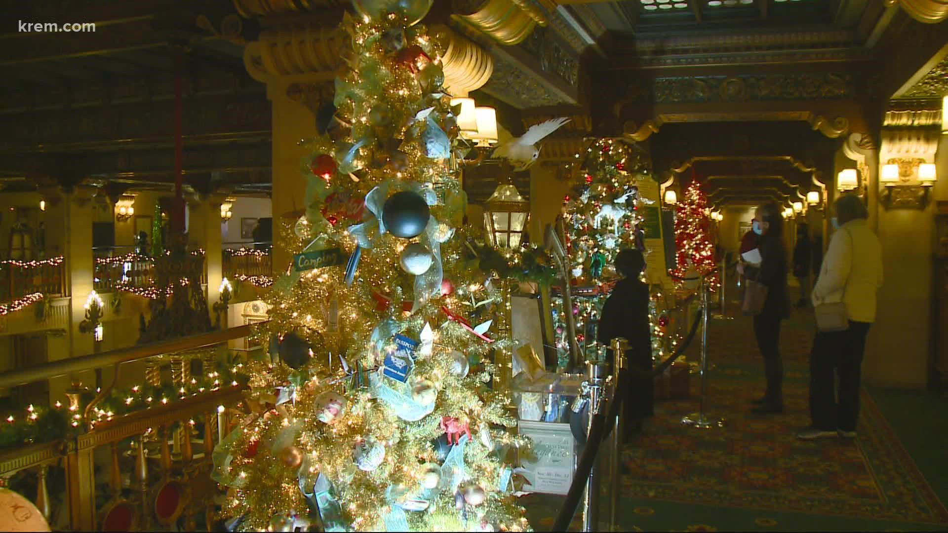 KREM 2 News visited the Davenport to get a sneak peak at this year's Christmas tree elegance.