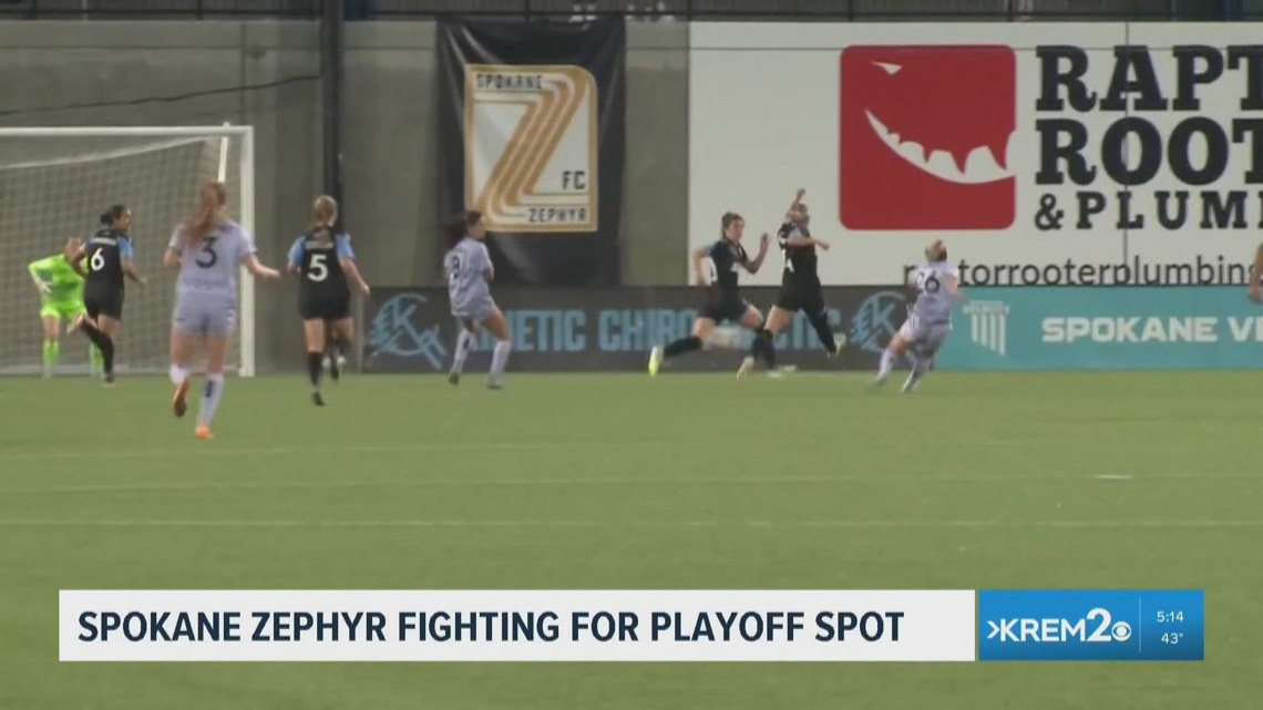Spokane Zephyr FC fighting for playoff spot this weekend | krem.com