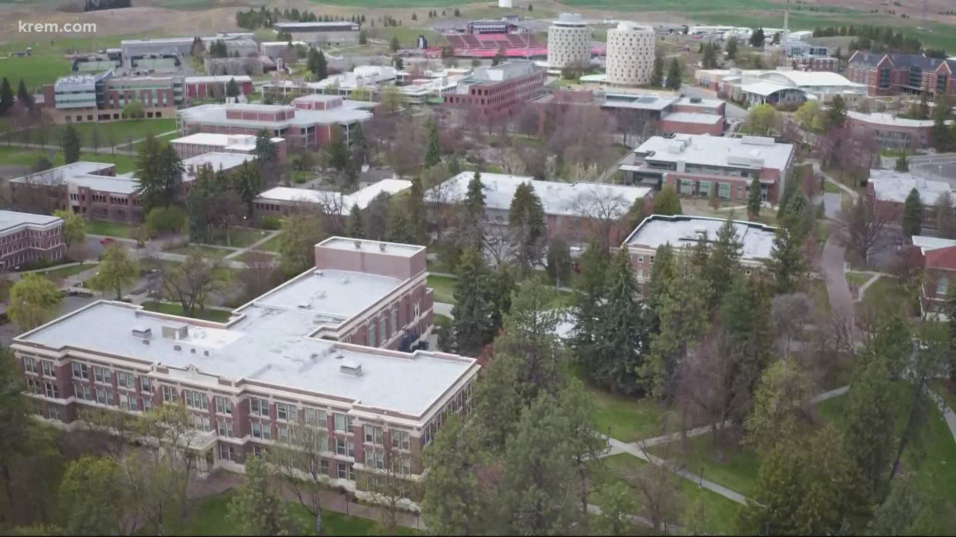 Two fraternities are in quarantine, according to an official at Eastern Washington University. Three students are currently isolating at Dryden Hall.