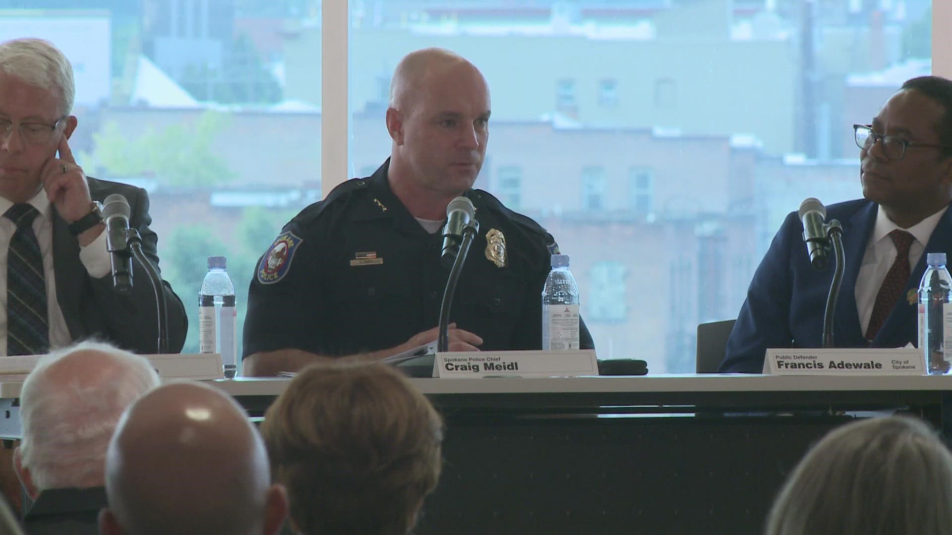 Spokane Police Chief Craig Meidl says there needs to be some incentive for people to get clean and off drugs.