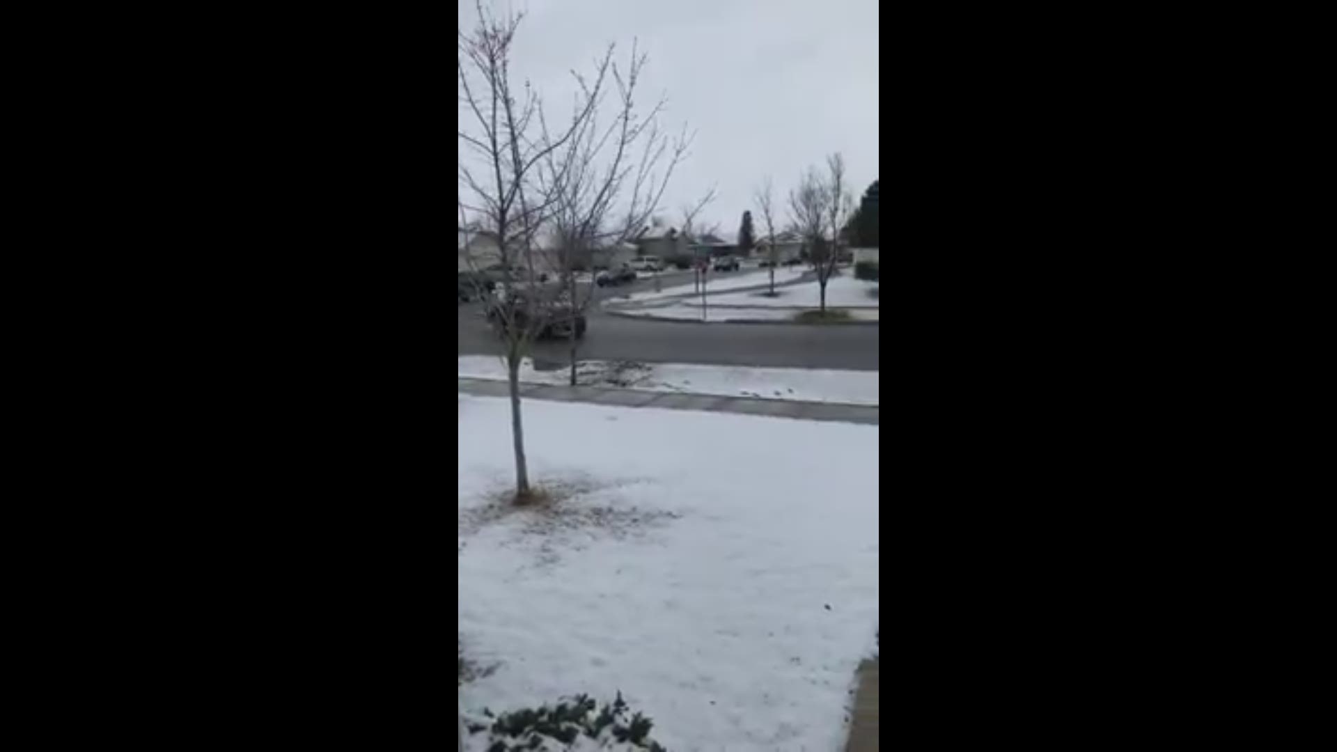 KREM viewer Joel Saccomanno sent this video of teachers driving through a Coeur d’Alene neighborhood with signs on their cars.