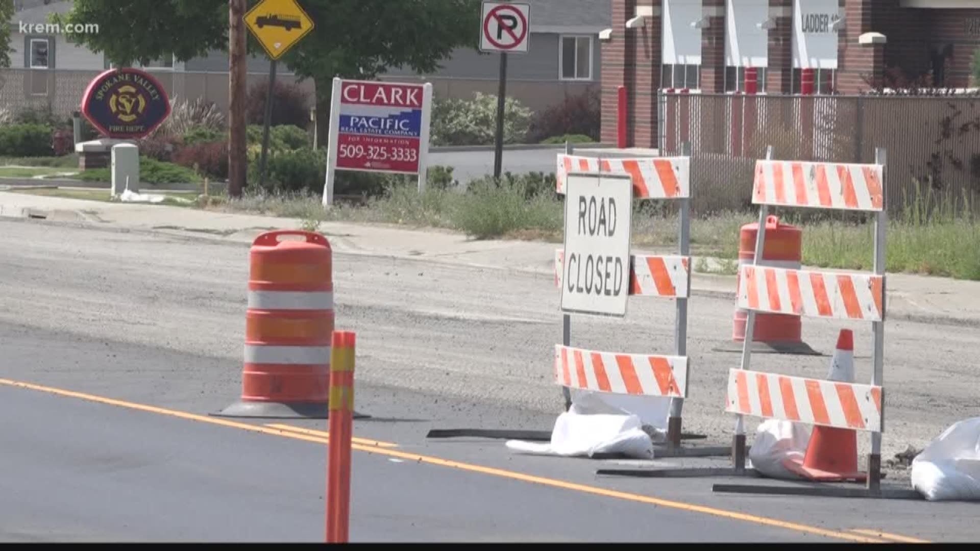 Some local business owners are facing severe drops in business due to construction along Sprague Ave. and Sullivan Rd.