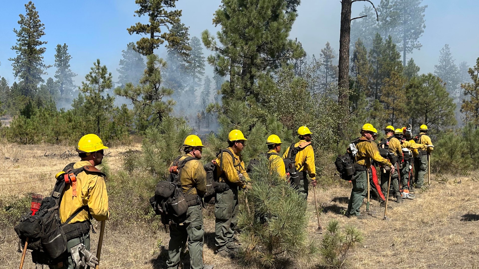 Crews are responding to multiple fires across Eastern Washington.