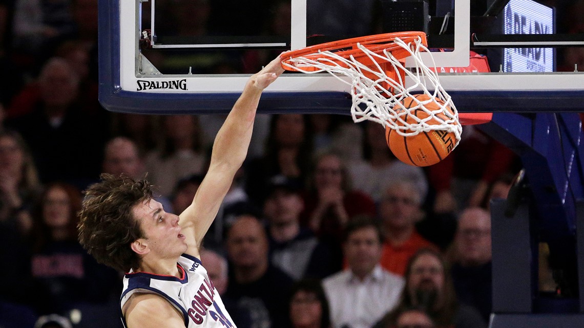 Graham Ike scores 25 points as No. 11 Gonzaga routs NAIA school Eastern