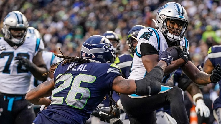 Carolina Panthers run all over Seahawks, win 30-24 for first road win in 2022
