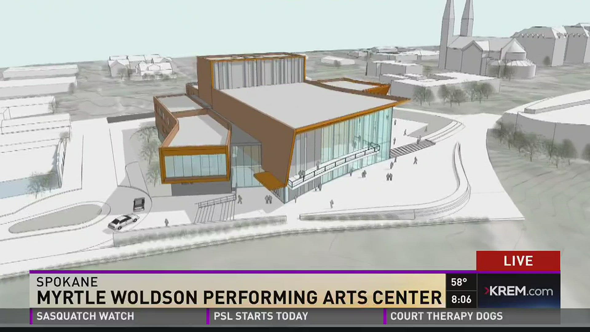 Myrtle Woldson Performing Arts Center heading to Gonzaga