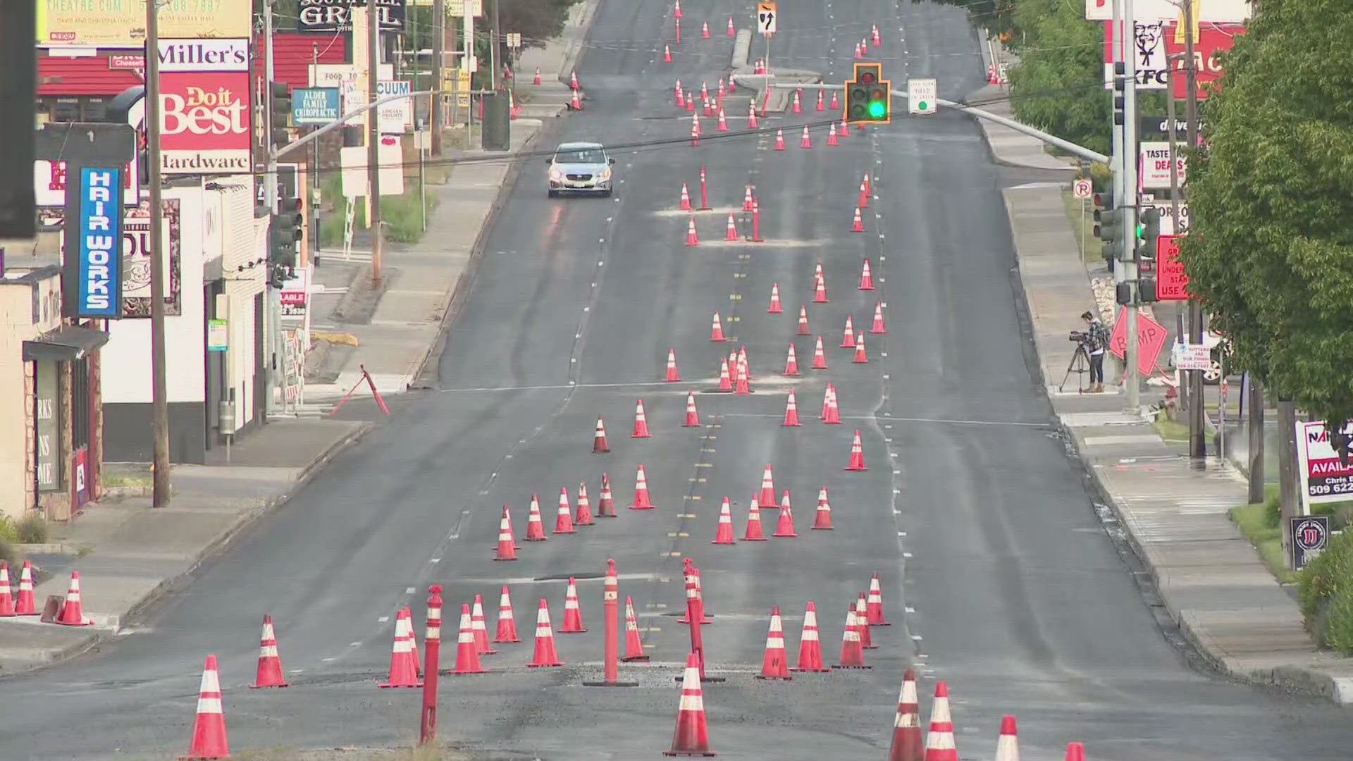 City crews will begin paving 29th between Ray and Ivory Streets. To facilitate this work, Regal from 29th to 34th will also be closed.