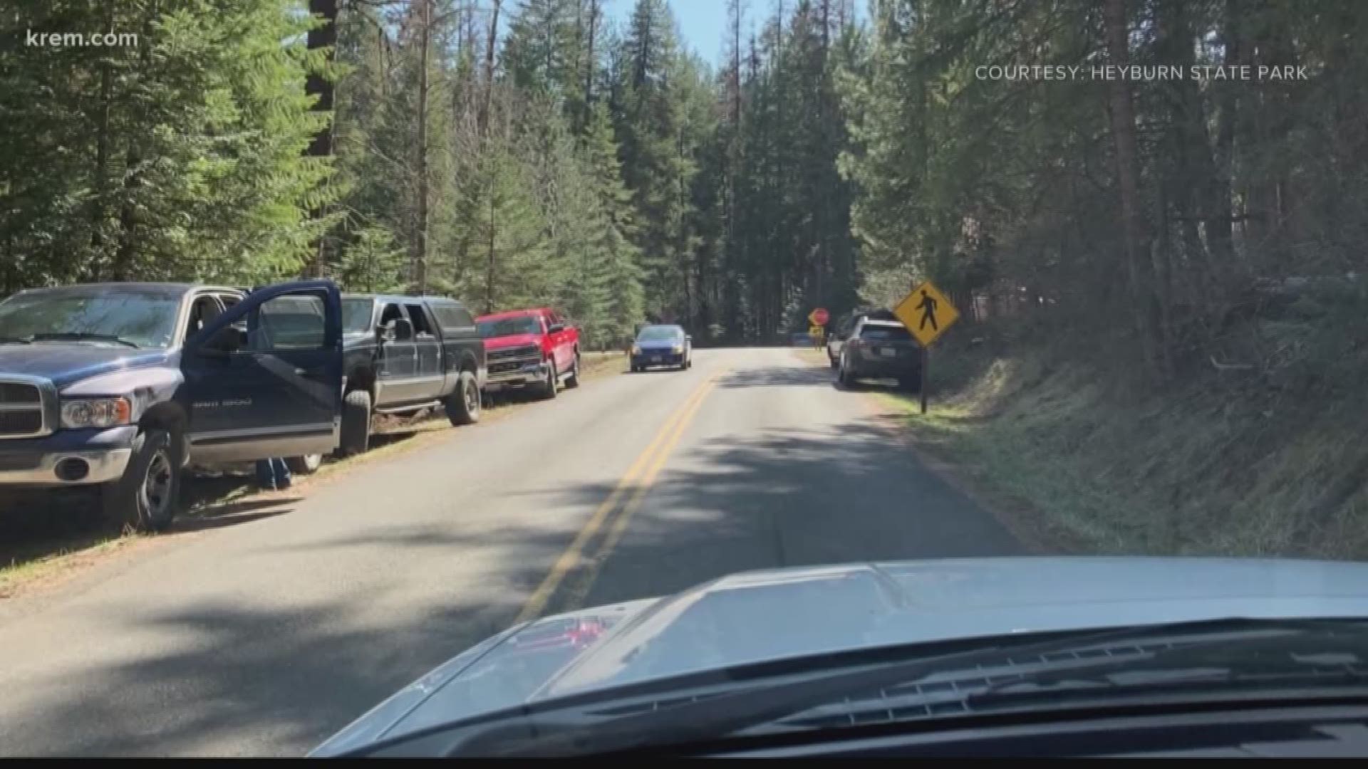 With stay home orders limiting what people can do in Washington and Idaho, people have been seen flocking to North Idaho State Parks.