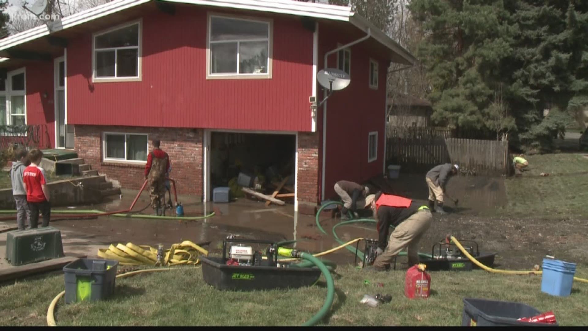 On Wednesday, city crews were still assessing the damage. Some homeowners were left wondering how this happened so quickly.