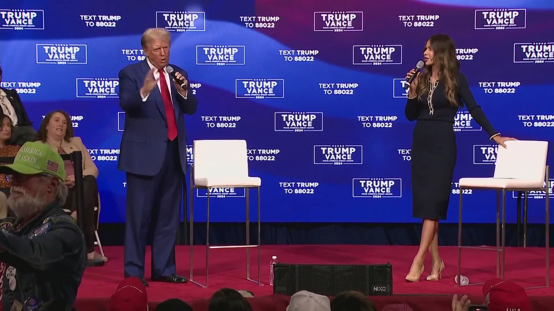 With polls showing the candidates virtually tied, both VP Harris and former President Trump are campaigning hard in several key states. Via: CBS News