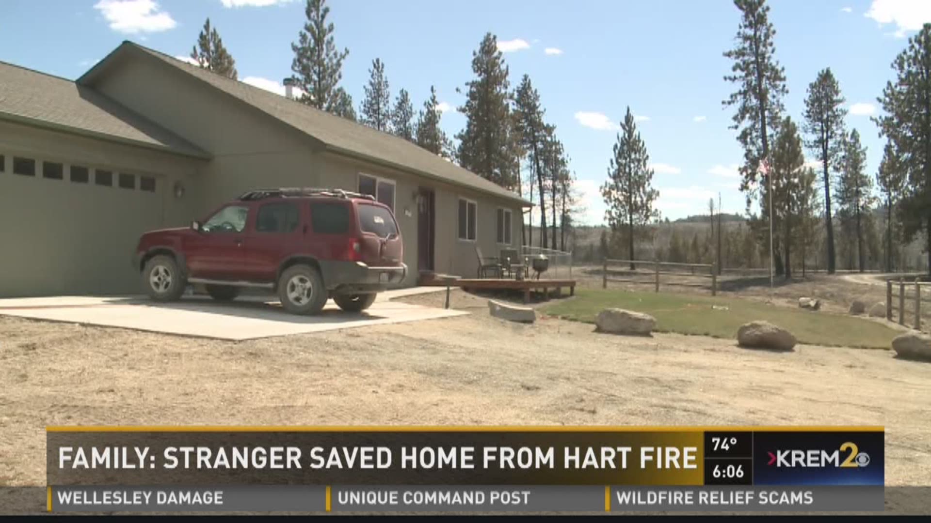 The devastation that comes with wildfires can be heartbreaking... That includes the Hart Fire -- that's destroyed multiple homes in Wellpinit.