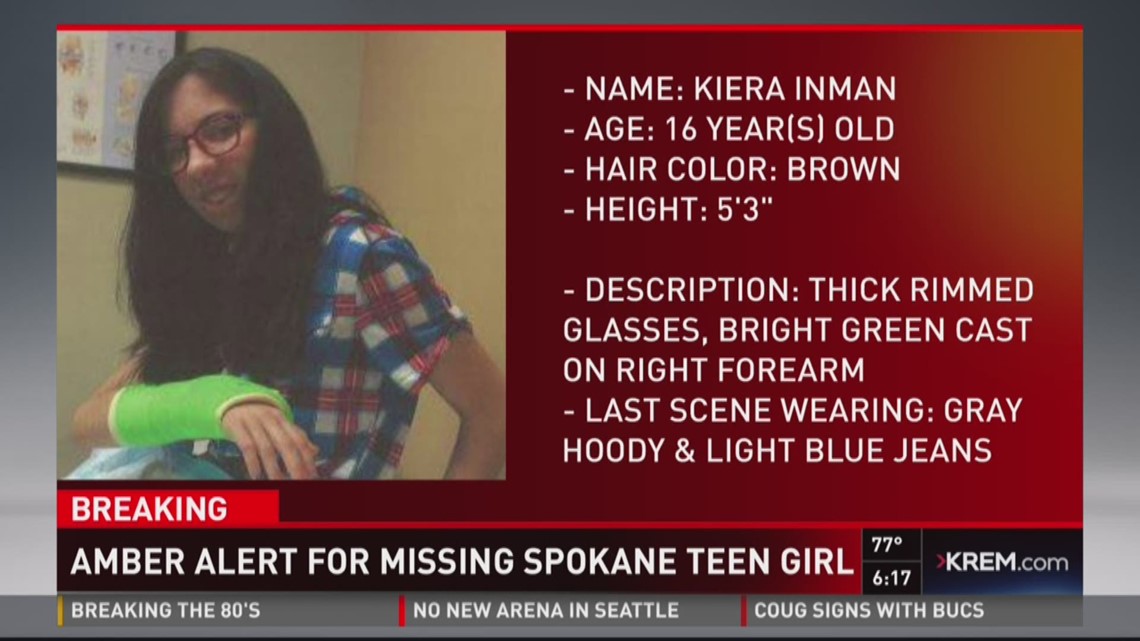 AMBER Alert for missing Spokane girl | krem.com