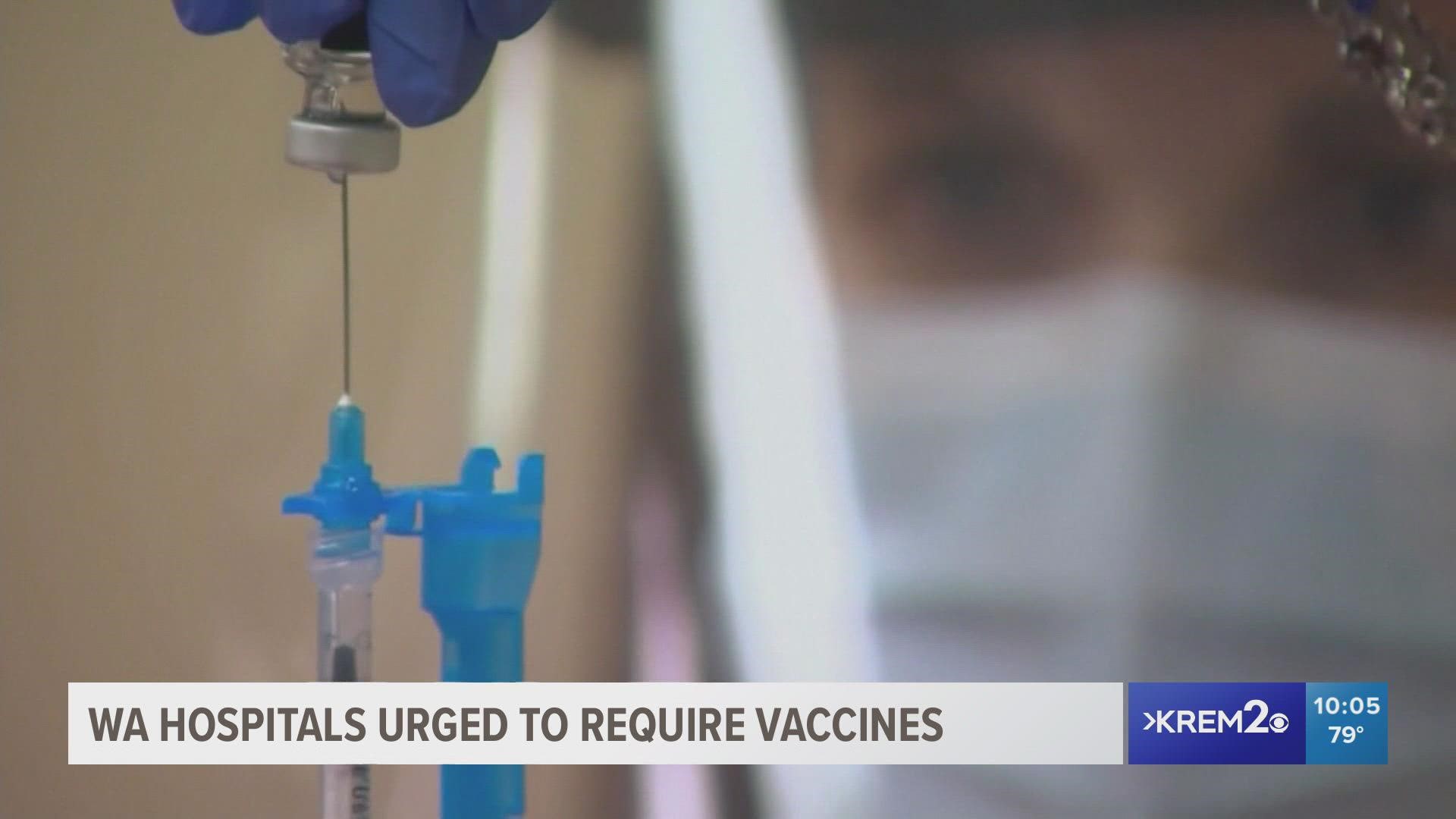 According to MultiCare, they will treat this vaccine similarly to the flu vaccine, which has been a condition of employment for several years.
