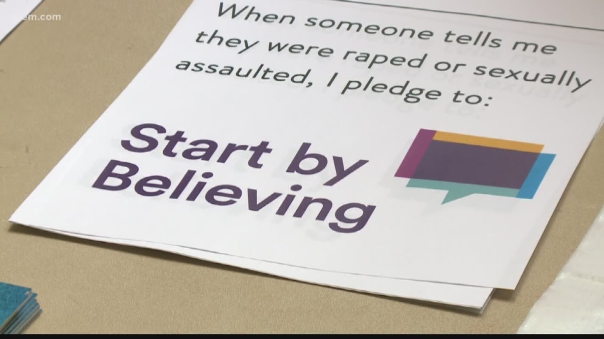 Last April, Spokane advocacy groups started "Start by Believing." This year, they're taking it step further for Sexual Violence Awareness month.