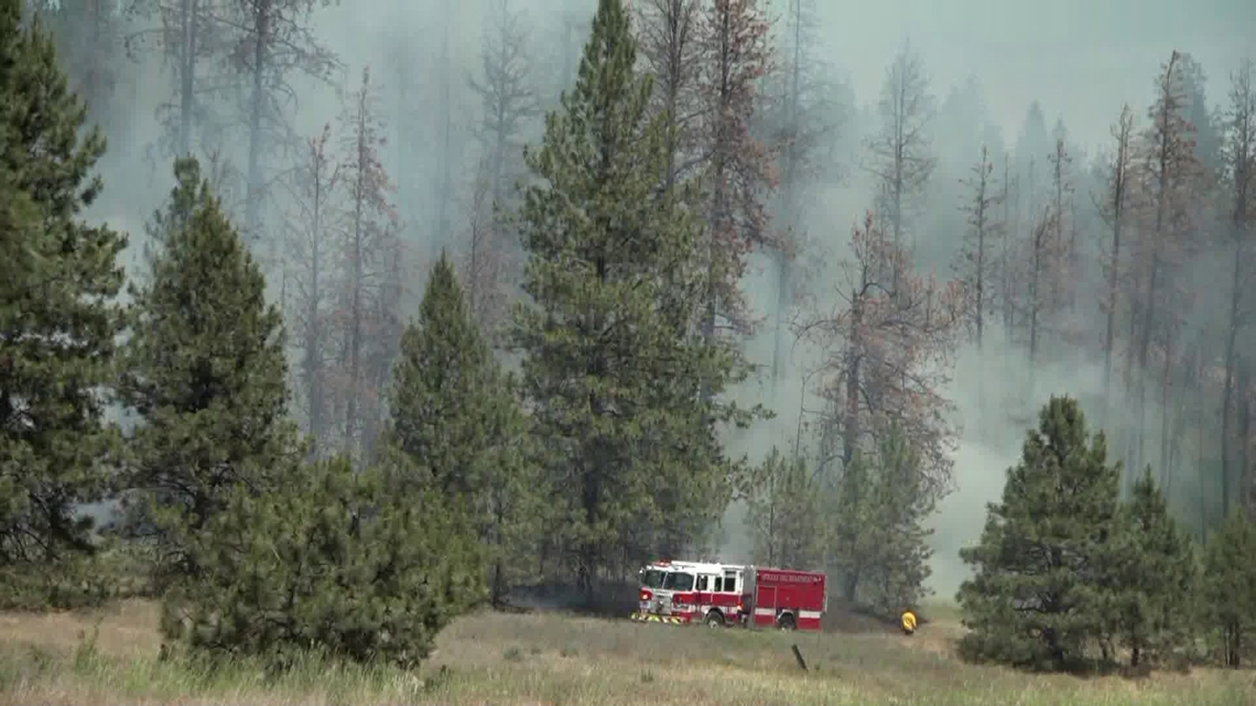 Fire crews responding to brush fire with 'multiple starts' near ...
