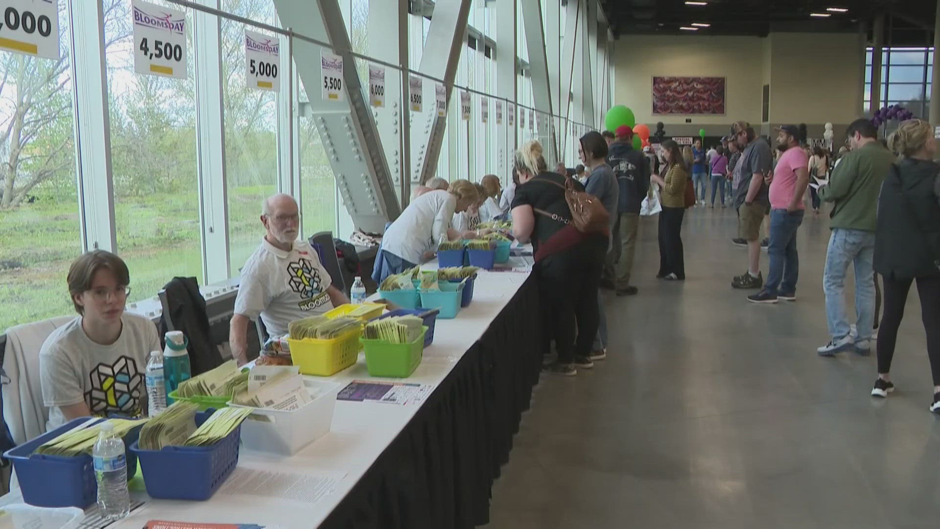 Racers must go to the Bloomsday trade show in order to get their number and take part in one of Spokane's biggest events.