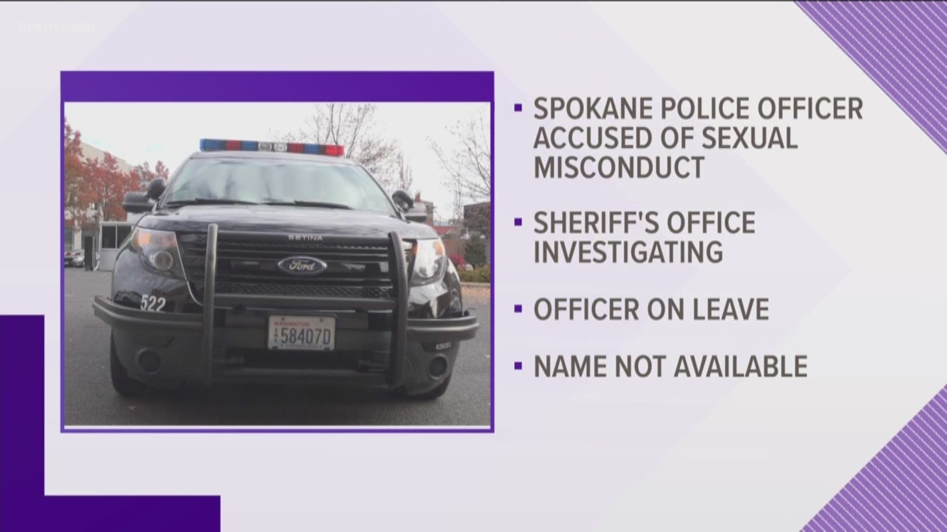 Spokane Police Officer Accused Of Sexual Misconduct 3219