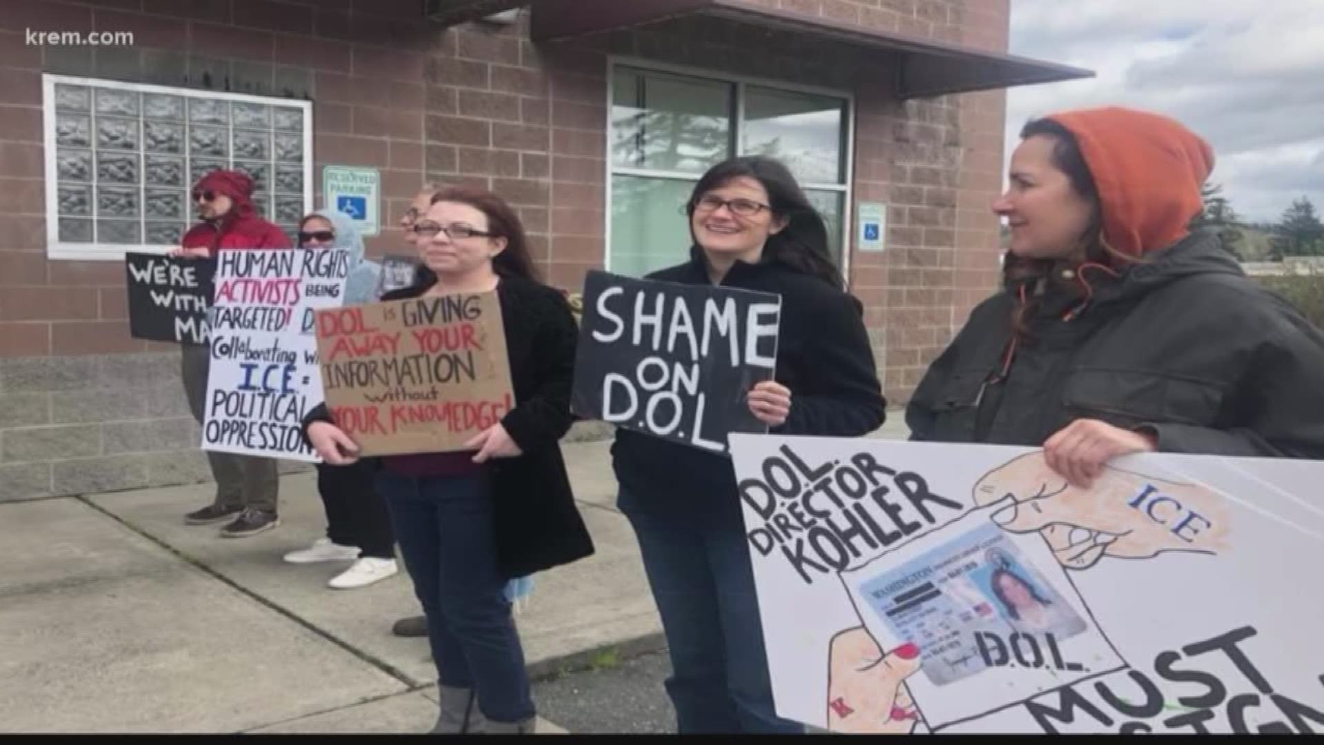 Protesters demand Gov. Inslee to remove Director of Licensing over data scandal