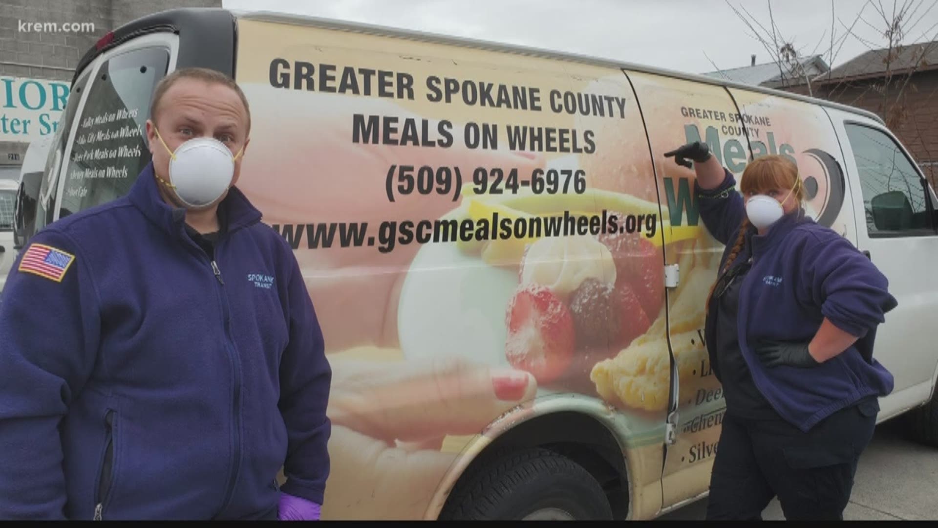 About 30 drivers with the Spokane Transit Authority are partnering with Meals on Wheels to distribute meals to seniors.