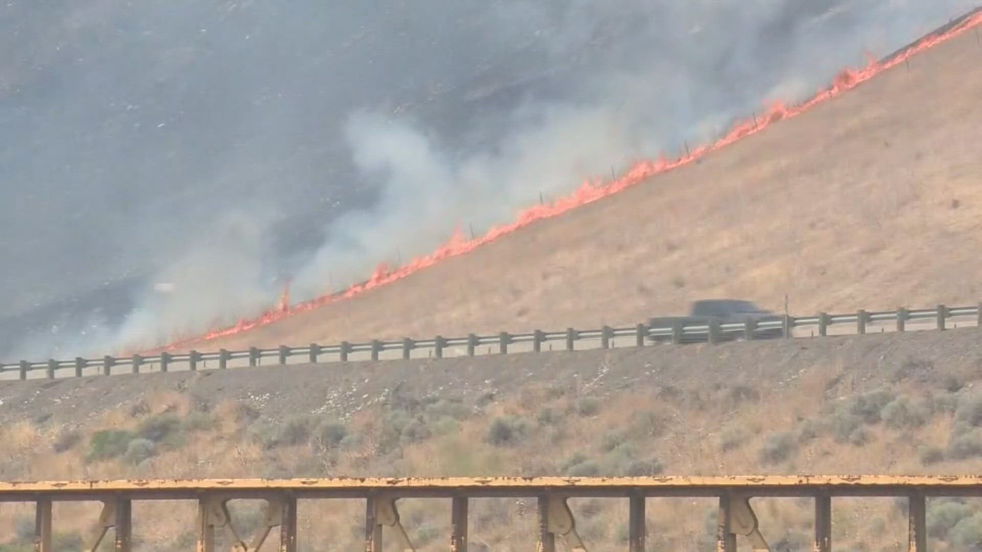 The Durkee Fire has burned around 268,000 acres and is zero percent contained.