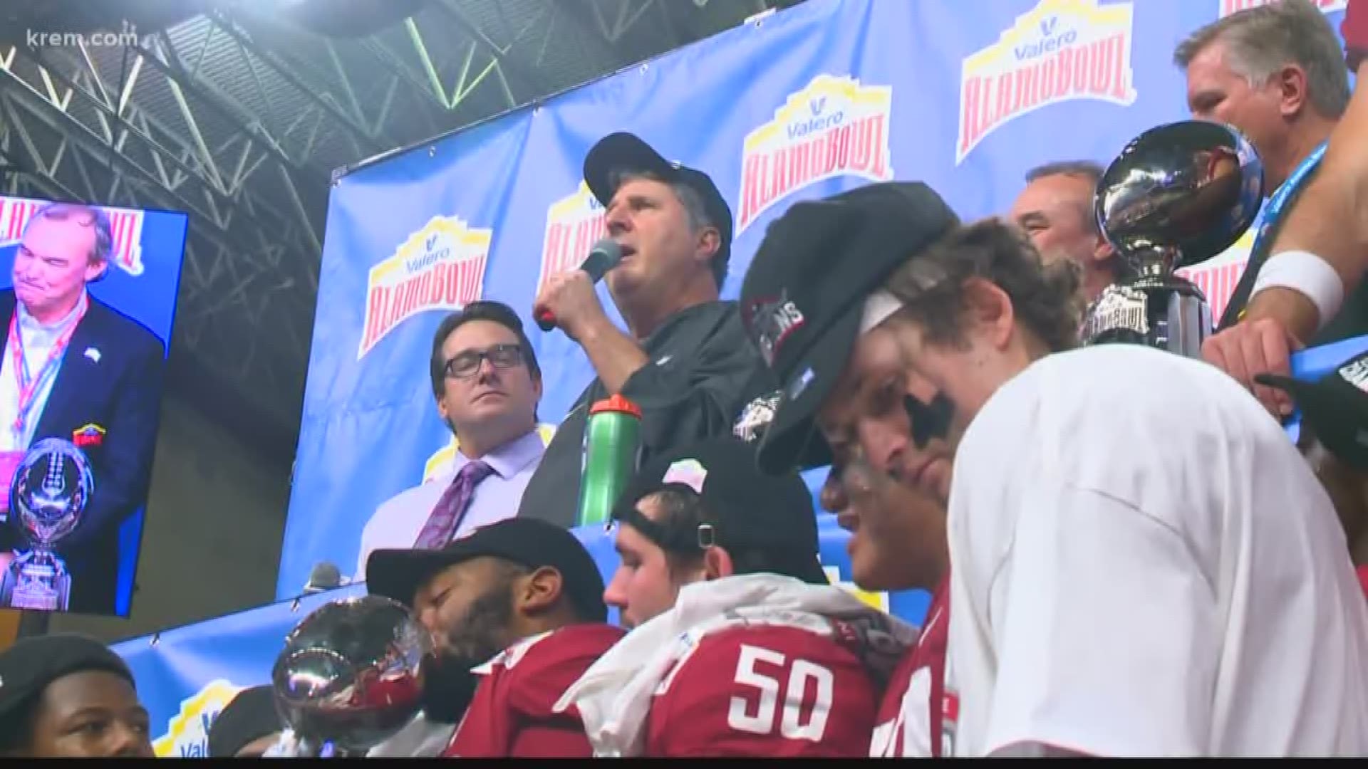 Brenna Greene shows us the sights and sounds of the Coug's 11th win at the Alamo Bowl against Iowa State.