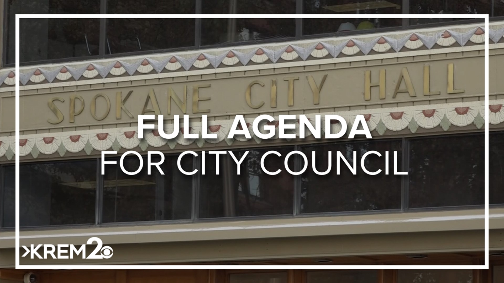 The Spokane City Council is discussing a full agenda at 6 p.m.