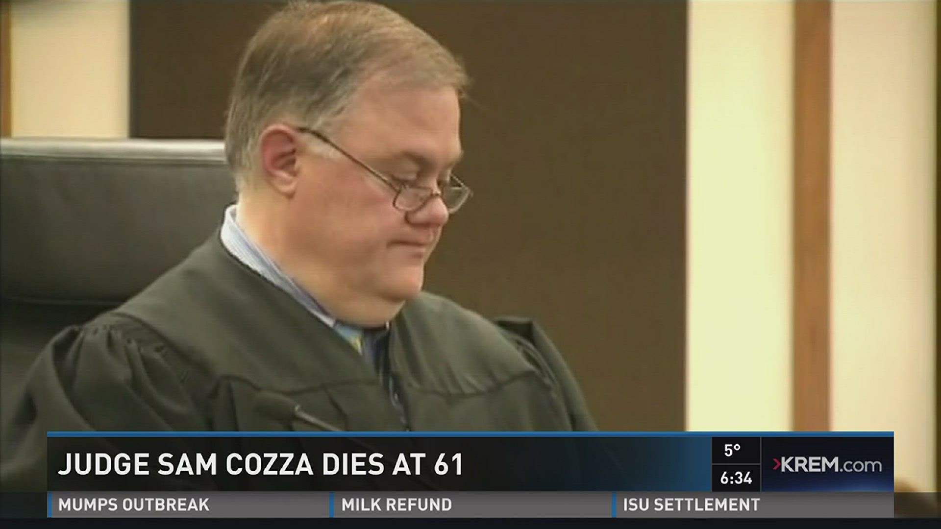 Spokane Co. Judge Sam Cozza dies at 61