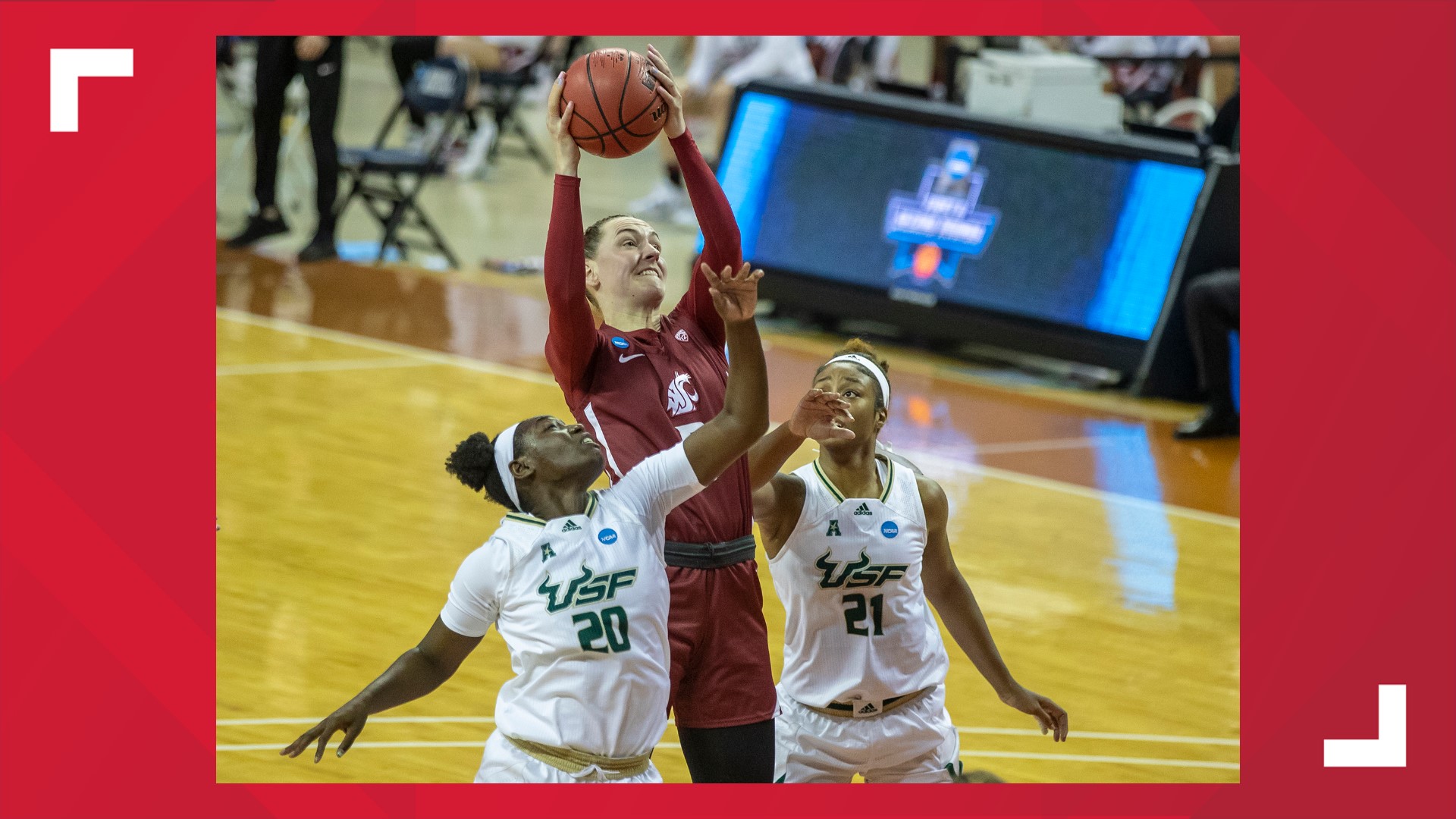 The ninth-seeded Cougars made the tournament for the second time in program history but couldn't make it past eighth-seeded South Florida in the first round.