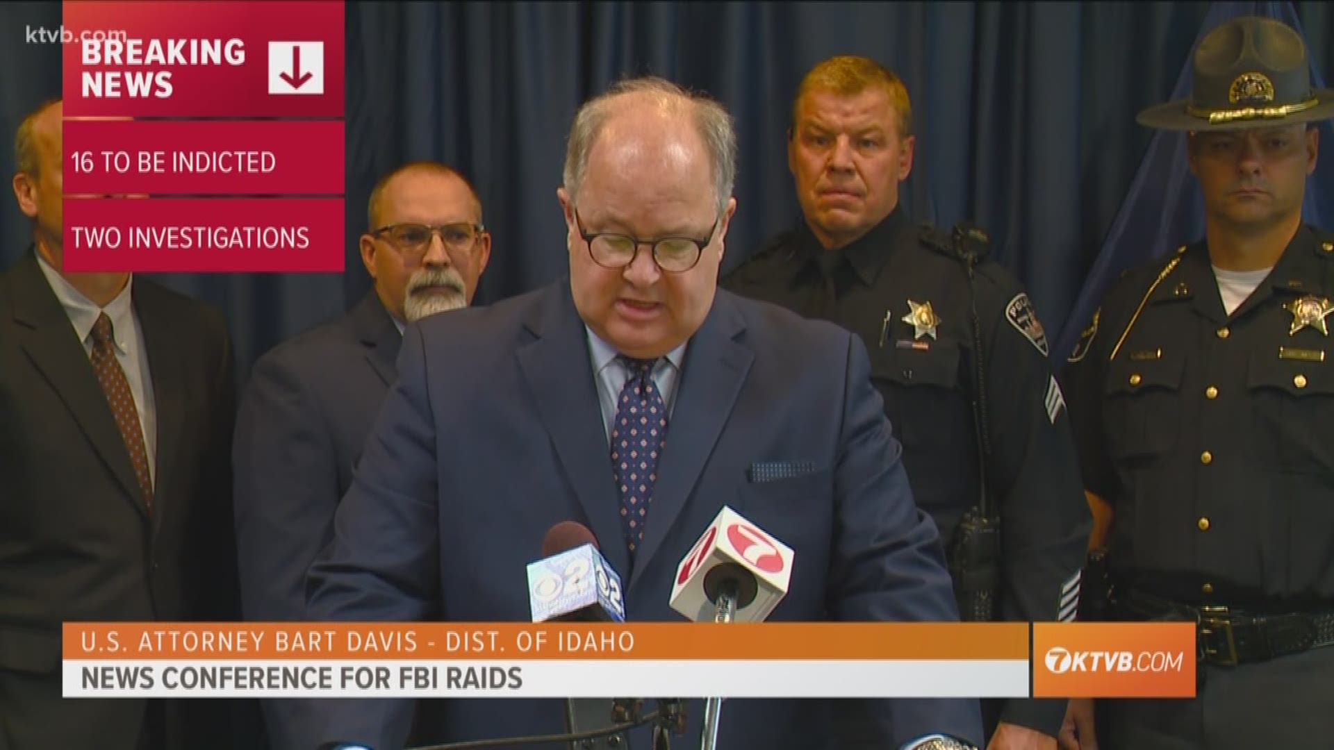 Sixteen defendants indicted allegedly ran a multi-million dollar scheme that sold counterfeit cell phones. The phones were allegedly sold on Amazon and eBay. In a separate series of cases stemming from the same investigation, six people have been charged on drug-related charges.