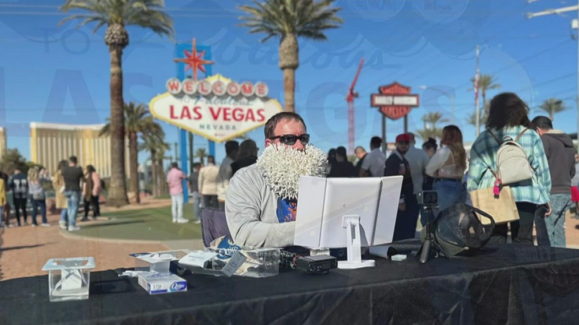 Idaho man breaks world record for most Q-tips in beard