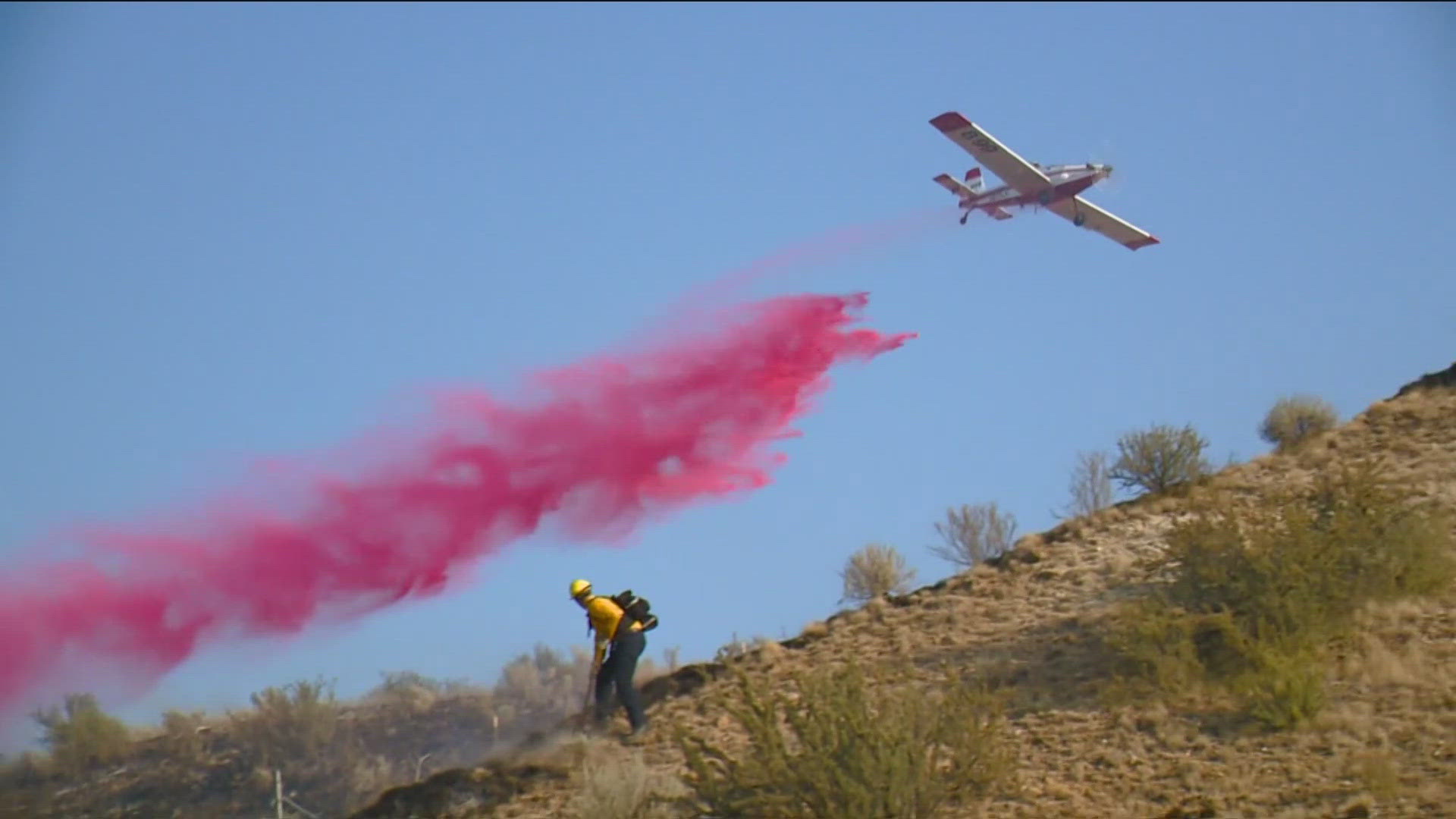 As of Wednesday morning, there were 79 large active wildfires across the country being managed, according to the National Interagency Fire Center.