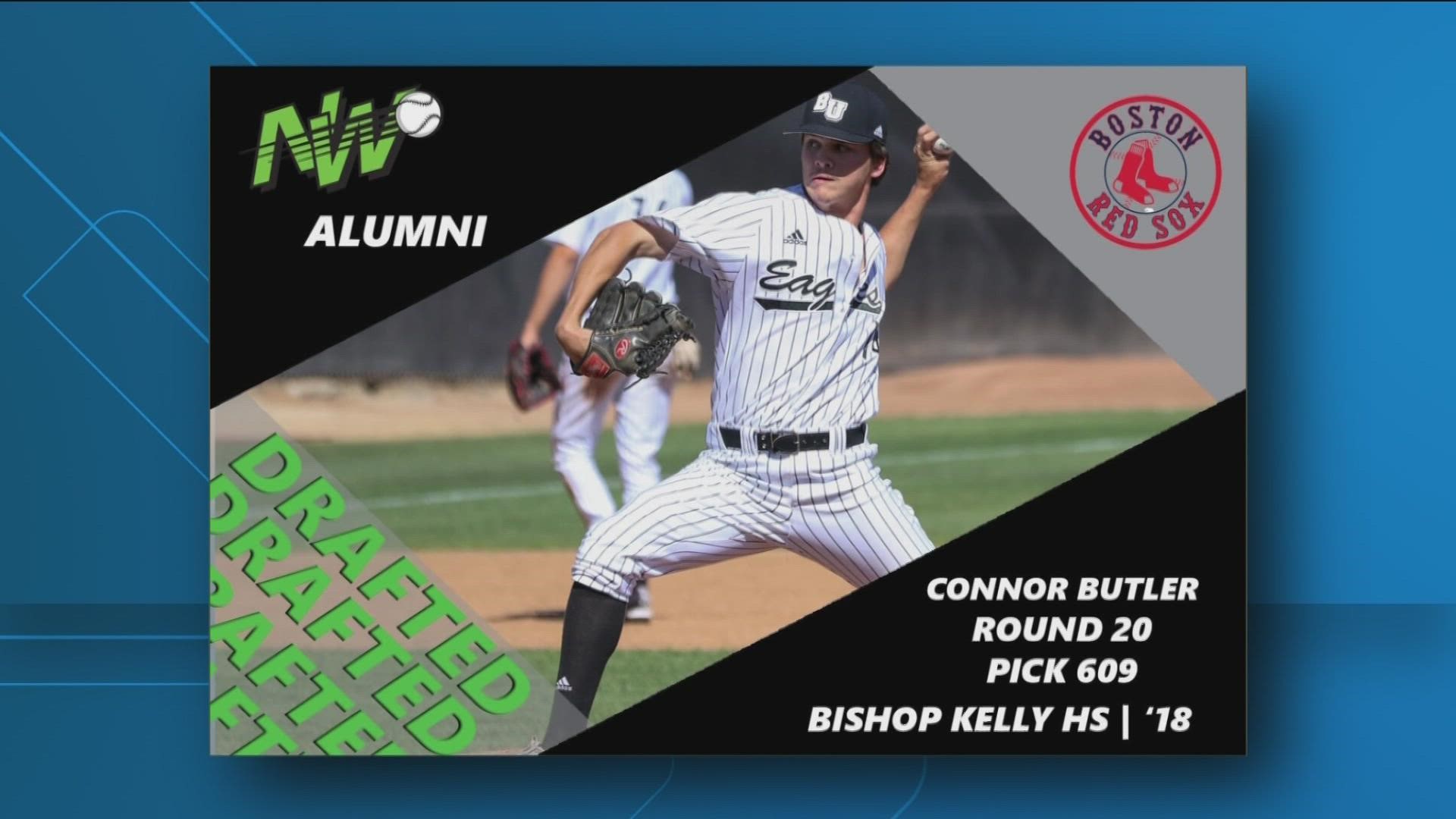 In the MLB Draft on Tuesday, the Oakland Athletics selected Coeur d'Alene native Jake Pfennigs and the Boston Red Sox selected Bishop Kelly alum Connor Butler.