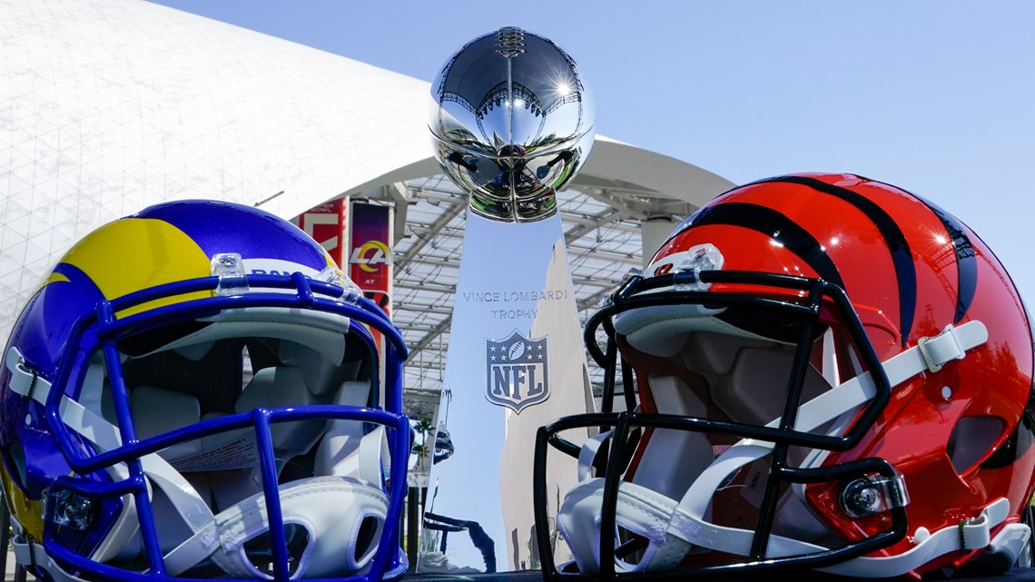 Los Angeles Rams owner Stan Kroenke holds the Lombardi Trophy after the Rams  defeated the Cincinnati Bengals in the NFL Super Bowl 56 football game  Sunday, Feb. 13, 2022, in Inglewood, Calif. (