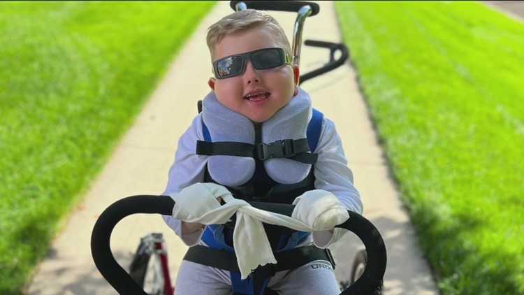 Young boy with rare form of leukodystrophy gets backyard oasis from Make-A-Wish Idaho