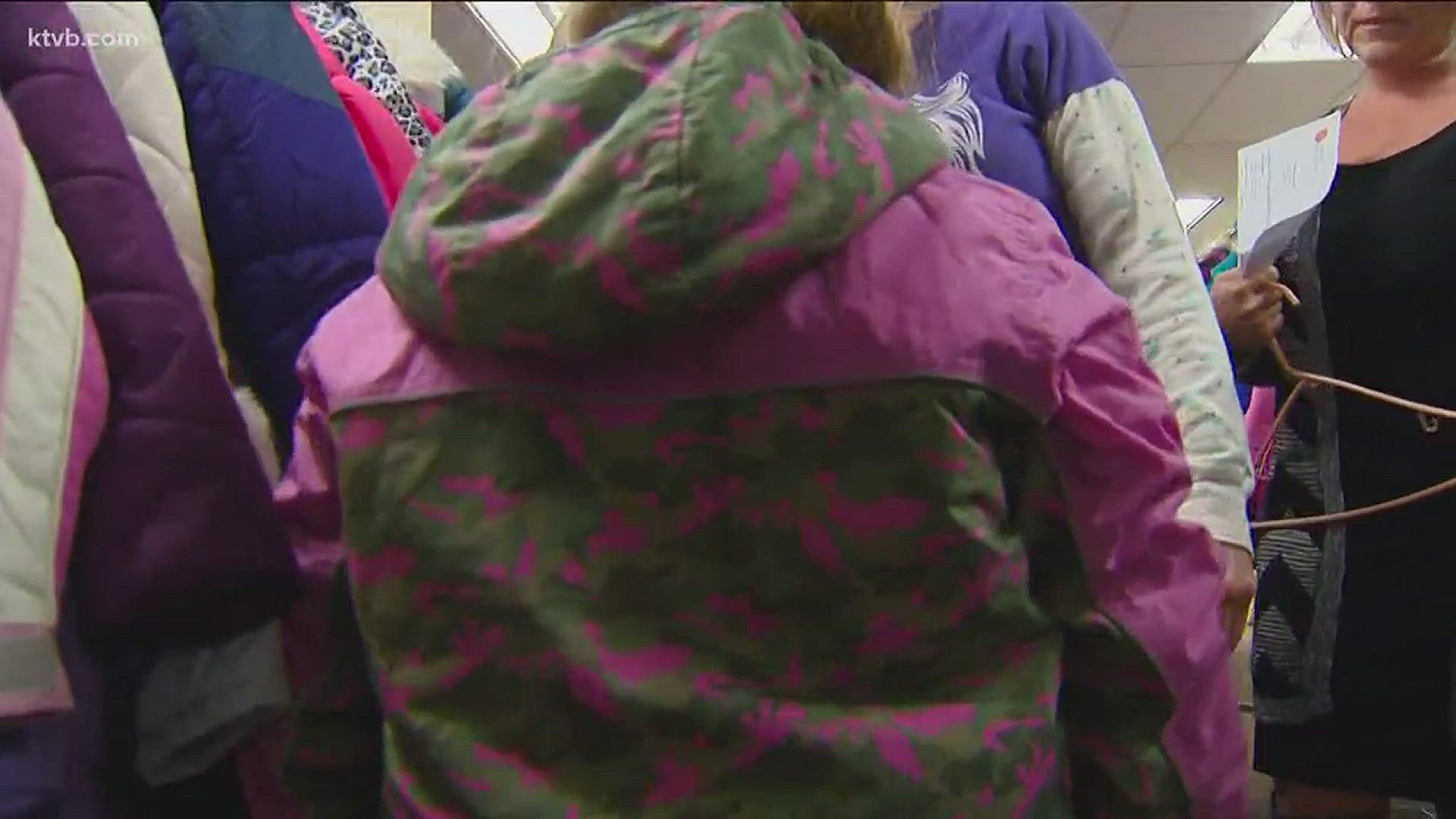 The coats were donated during the 7 Cares Coat Drive.