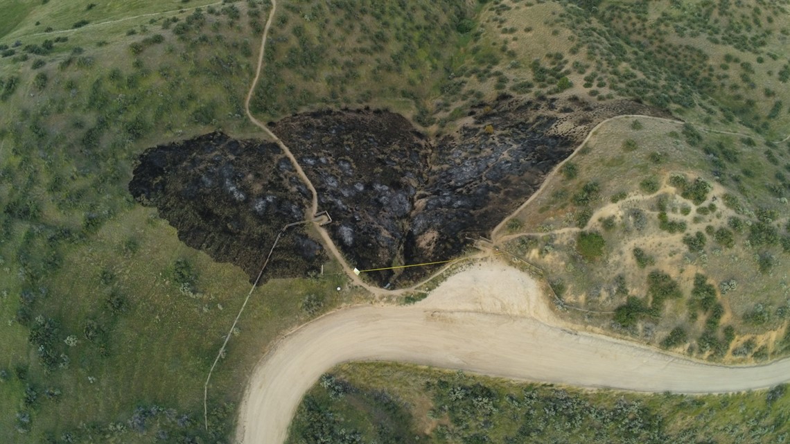 Point Fire Boise BLM reopens 4,500 acres of land in Boise Foothills after fire | krem.com
