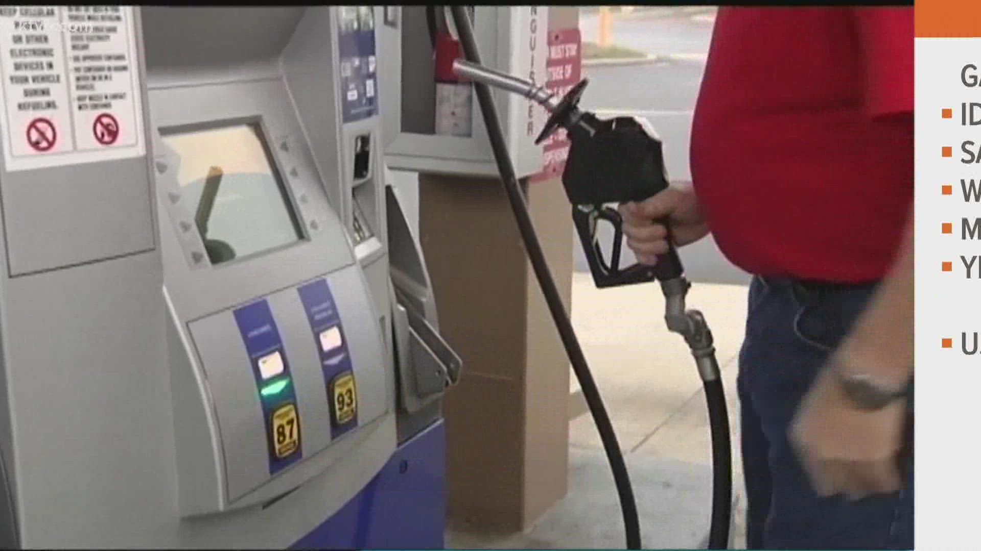 The least expensive gas in the state can currently be found in Southeast Idaho, according to AAA.