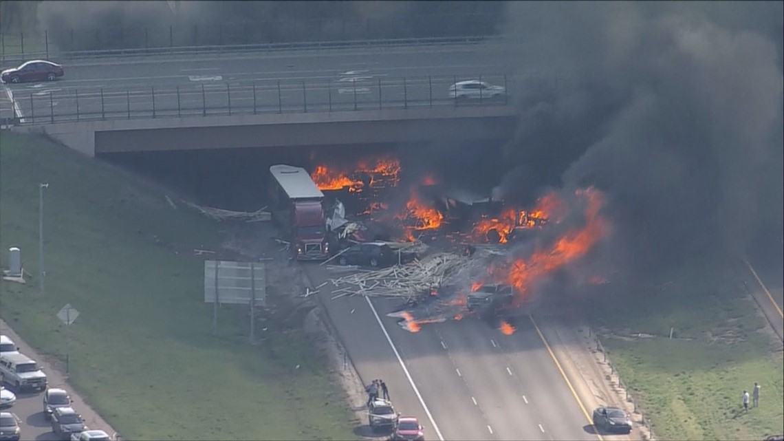 4 people killed in fiery I-70 crash involving 28 vehicles | krem.com