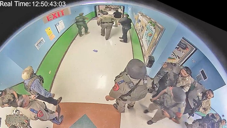 VIDEO: Hallway footage in Uvalde school shooting released to public