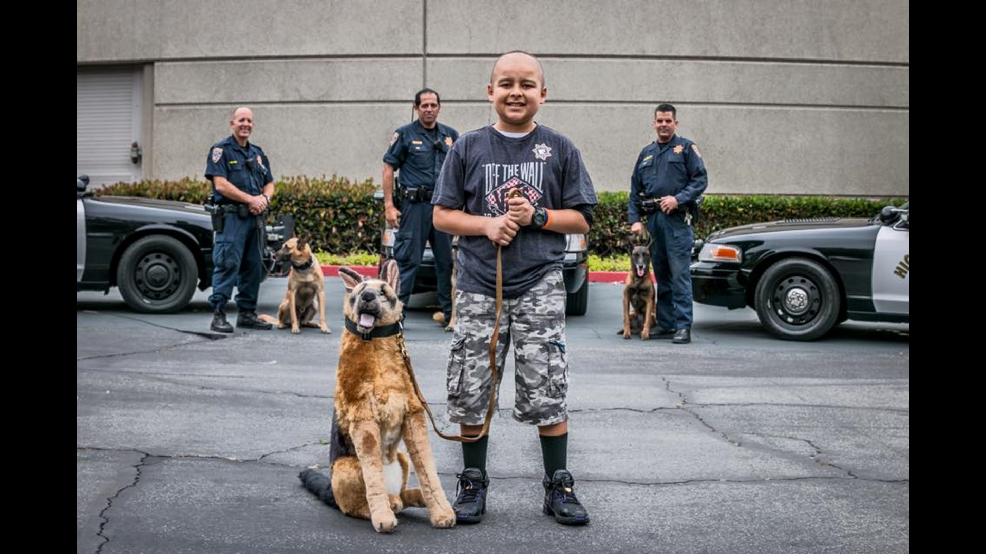 Teen Battling Cancer Joins CHP K 9 Team Krem