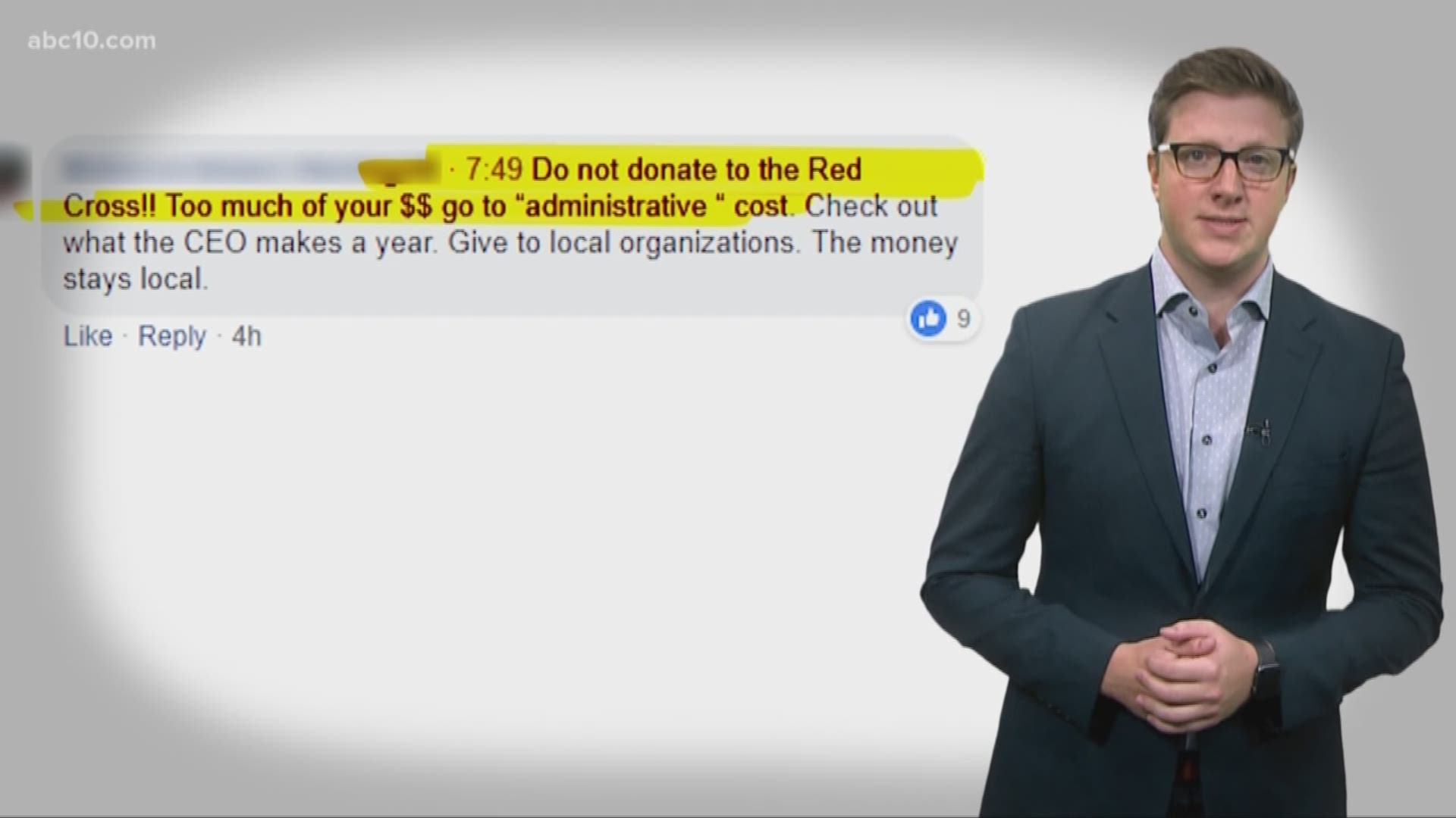 Many social media users online are claiming that the Red Cross spend the majority of their donation money on 'administrative costs.'