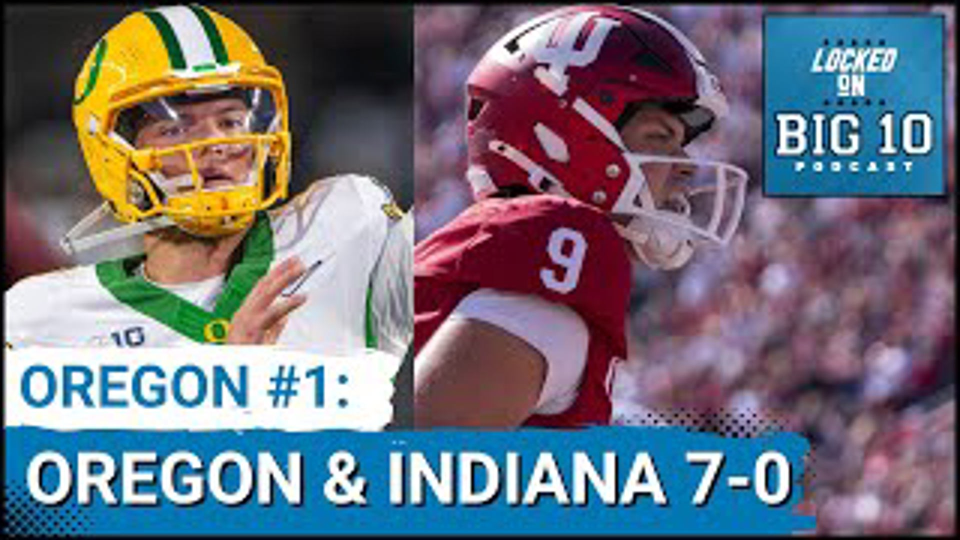 The Oregon Ducks football team is on top of the Big Ten and on top of the AP Top 25 as the number one team in the country following their shutout road win at Purdue.