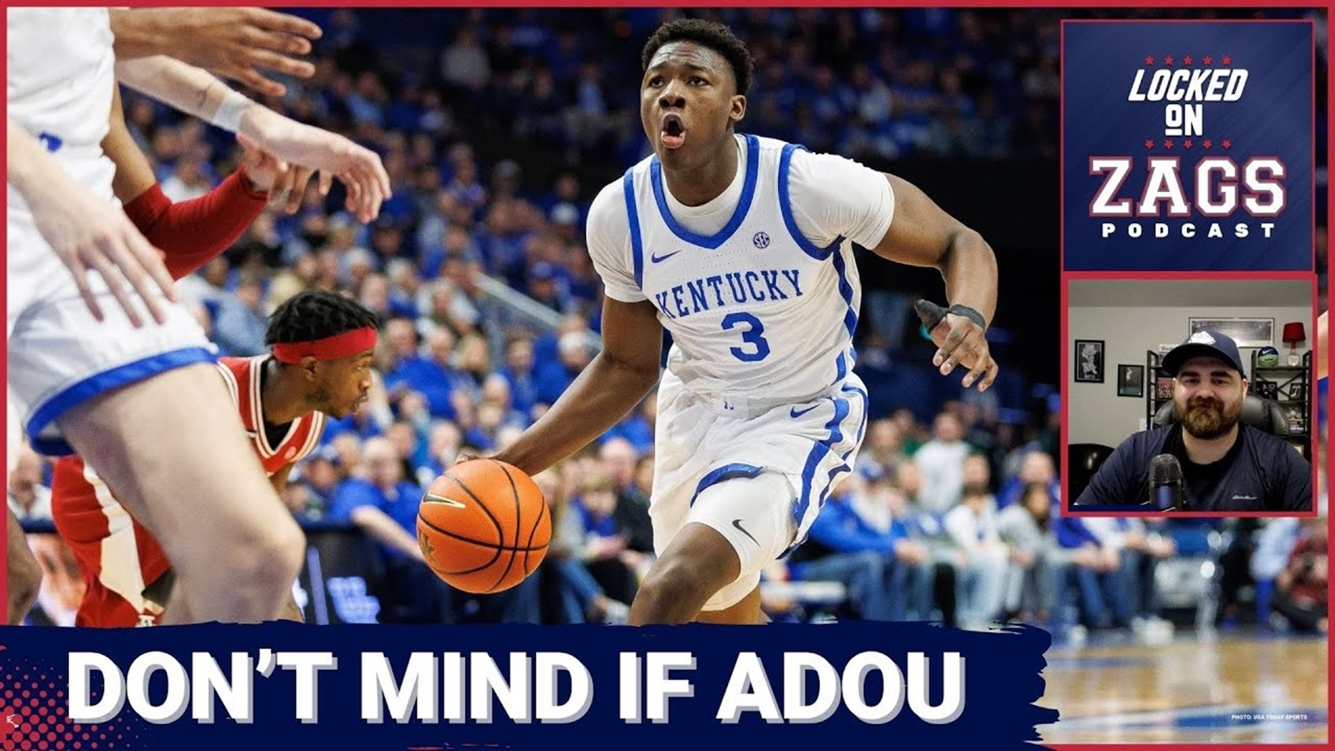 Mark Few and the Gonzaga Bulldogs reportedly reached out to former Kentucky Wildcat Adou Thiero, a rising junior wing who entered the NCAA transfer portal.