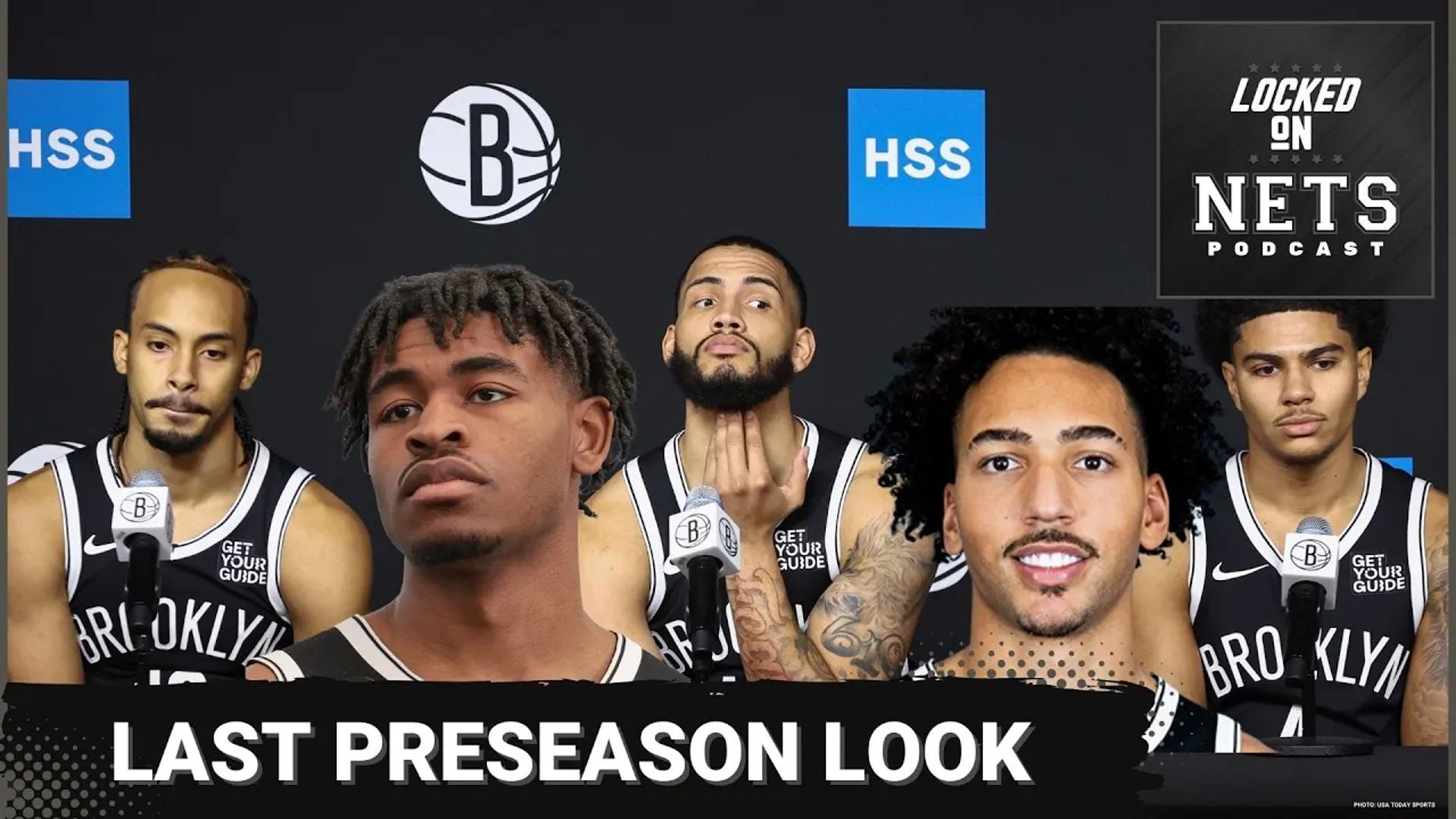 The Brooklyn Nets will play their final preseason game against the Toronto Raptors on Friday.