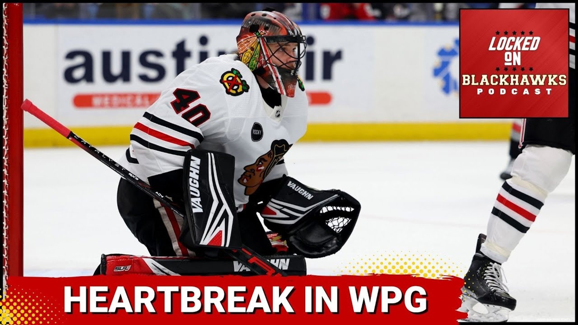 Saturday's episode begins with a recap of the Chicago Blackhawks' heartbreaking 2-1 overtime loss to the Winnipeg Jets.