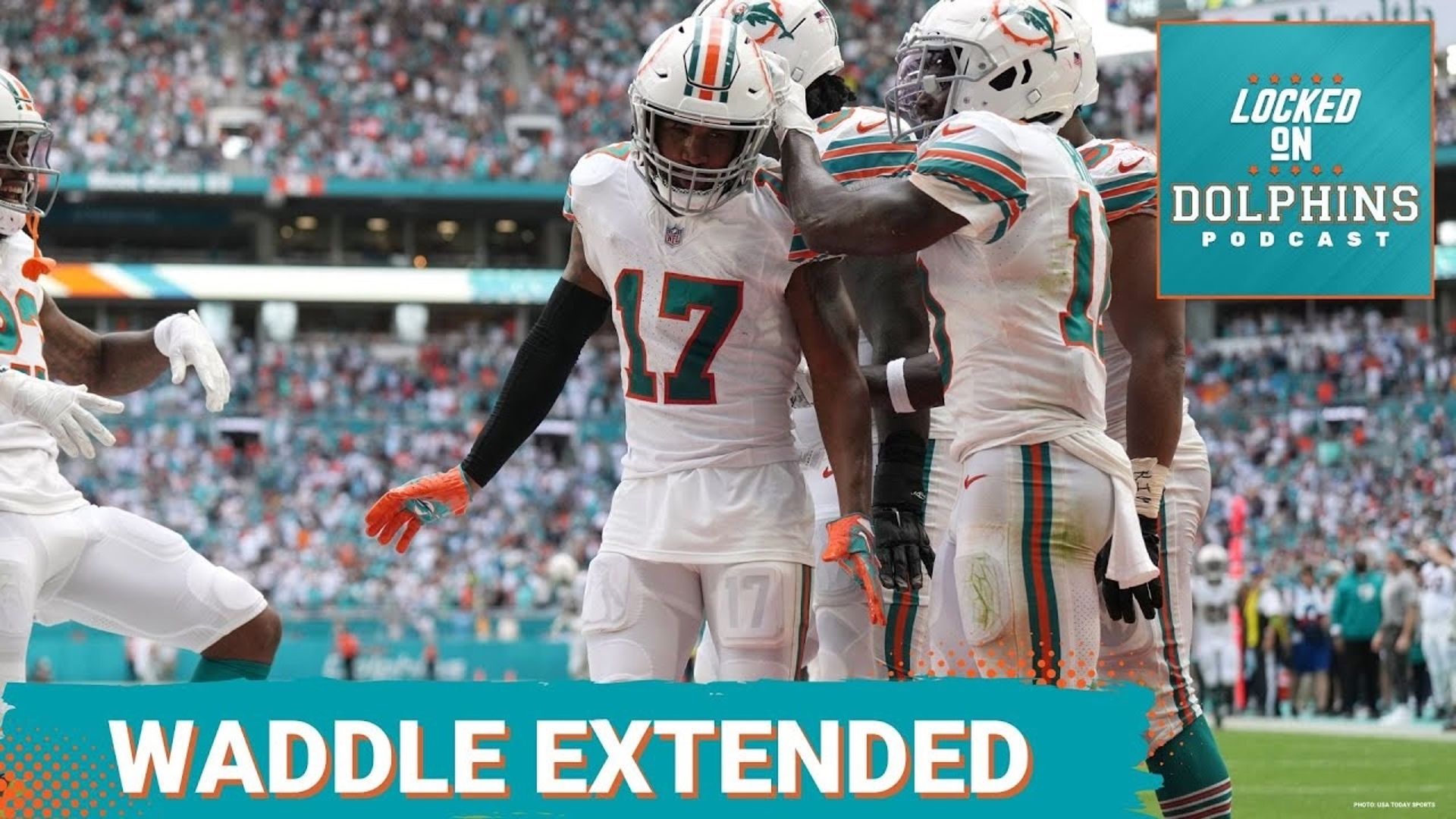 The Miami Dolphins and WR Jaylen Waddle have agreed to terms on a 3-year, $84.75M contract extension.