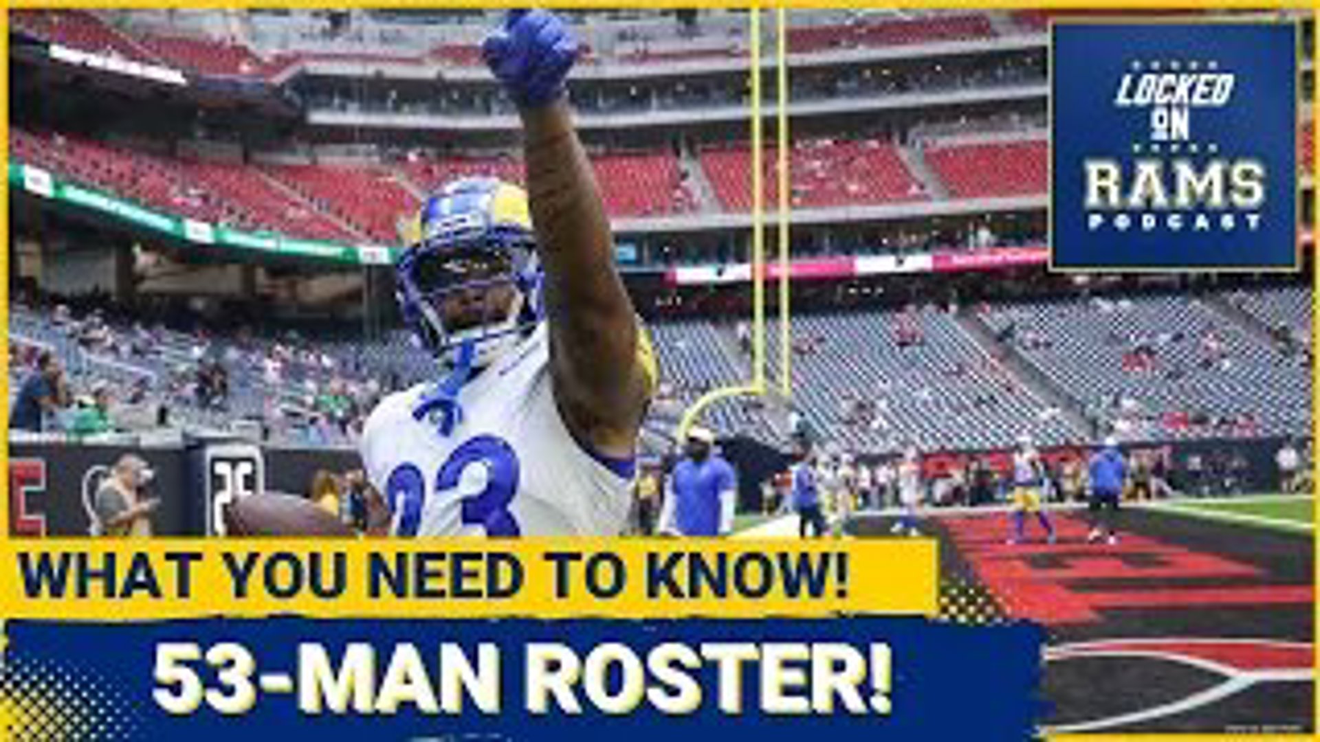 The Los Angeles Rams revealed their 53-man roster. D-Mac and Travis break down the roster and give their big takeaways.