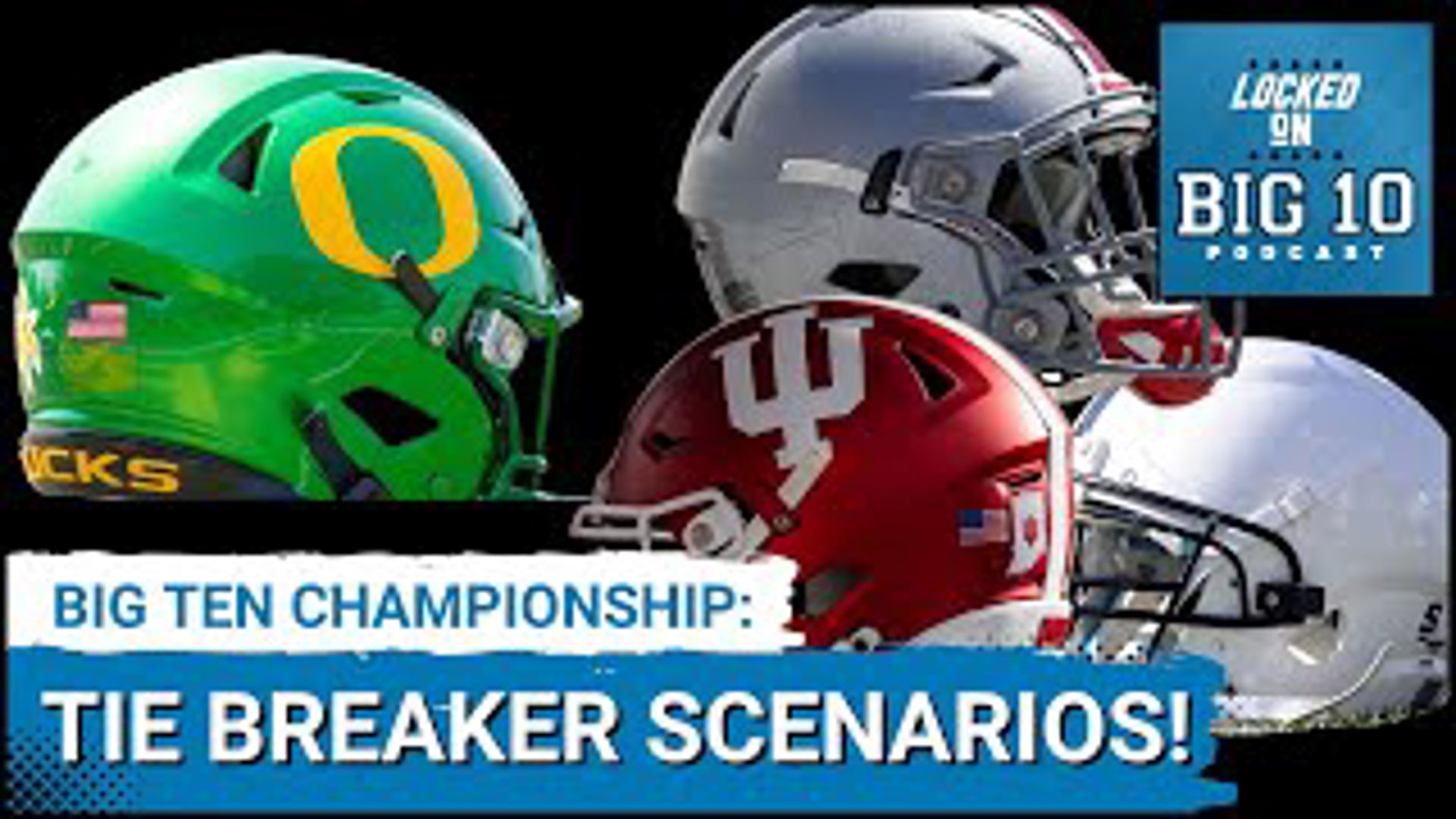 Ohio State, Indiana, and Penn State may face a long list of tie breaker scenarios to see who will square off vs the Oregon Ducks in the Big Ten football Championship